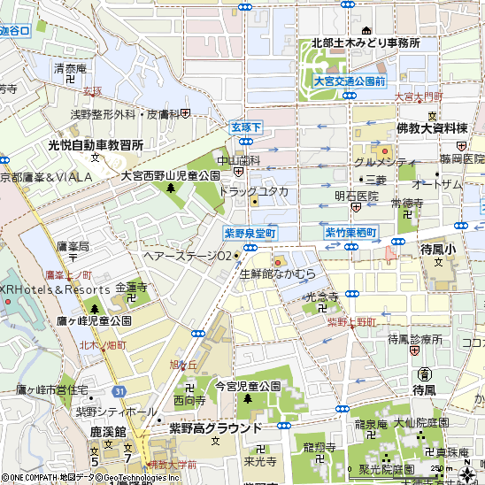 紫竹支店付近の地図